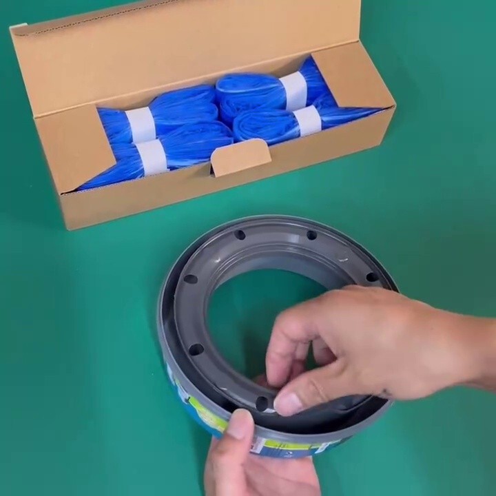 Compatible with Litter Locker Cat Litter Trash Can, Replacement Garbage Bags, 4 Rolls Does Not Include Plastic Box