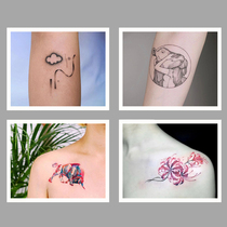 Semi-permanent small tattoo pattern tattoo tattoo shop wall decoration beauty salon tattoo picture wall painting small mural