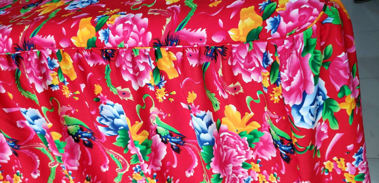 Đông Bắc hoa lớn chăn quilt bìa tấm vỏ gối cũ hoa vải giường ngủ váy hoa truyền thống vải bốn mảnh rayon - Quilt Covers chăn tuyết