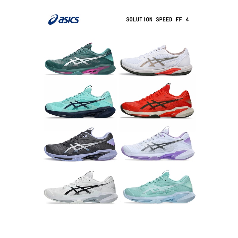 Asics 2026 New Model Solution Speed Ff 4 Tennis Shoes for Men and Women Breathable Sports Shoes
