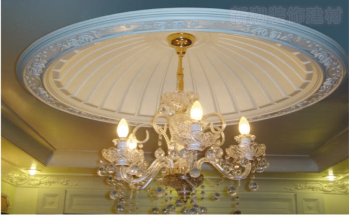 Special offer European-style PU building materials Stereo arc lamp panel Club living room ceiling lamps Ceiling lamp holder 171