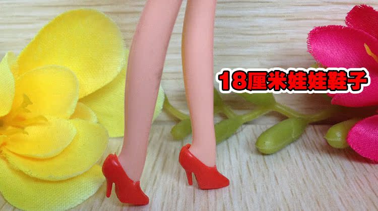 Giày búp bê nhầm lẫn nướng 12 cm 18 cm Búp bê nhầm búp bê nam phụ kiện giày cao gót nhỏ đồ chơi búp bê barbie nấu ăn