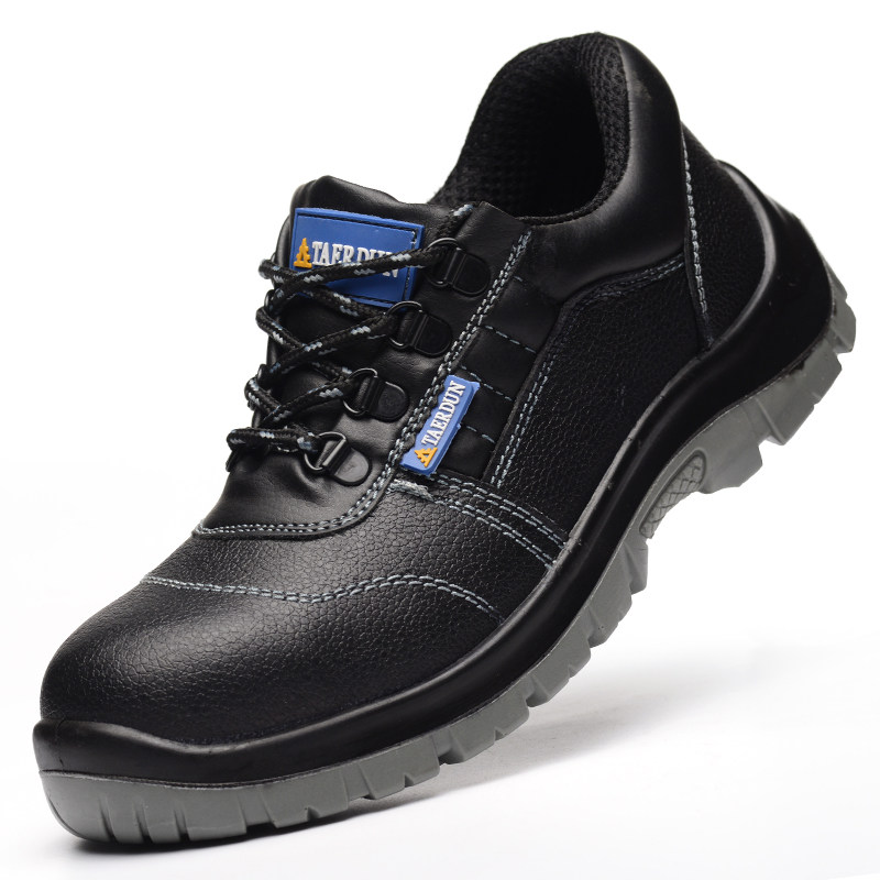 Labor Shoes Men's Anti-Smash-Proof Piercing Working Men's Steel Head Chefs Kitchen Waterproof Anti-Slip Summer Breathable Stink