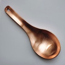 Pure Red Copper Rice Spoon Rice Shovel Scraping Spoon Universal Meridian Whole Body Universal God Instrumental Detoxifier Back Brass Scraping Board