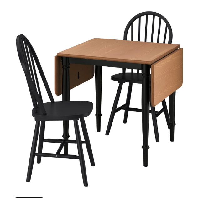 Ikea Danderyd 2025 New Dining Table and Chairs Dark Gray Modern Simple Retro Dining Chair Ikea Danderyd 2025 New Dining Table and Chairs Dark Gray Modern Simple Retro Dining Chair