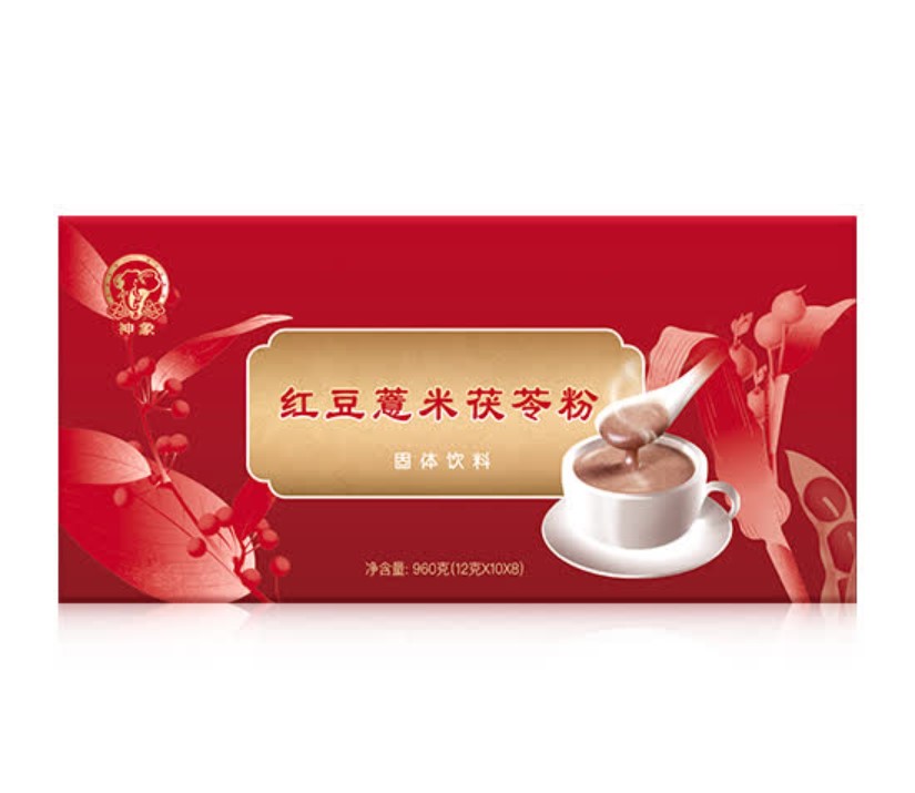 God Elephant Red Bean Coix Poria Powder Buy 1 Get 2 Free 160 Pieces in Total