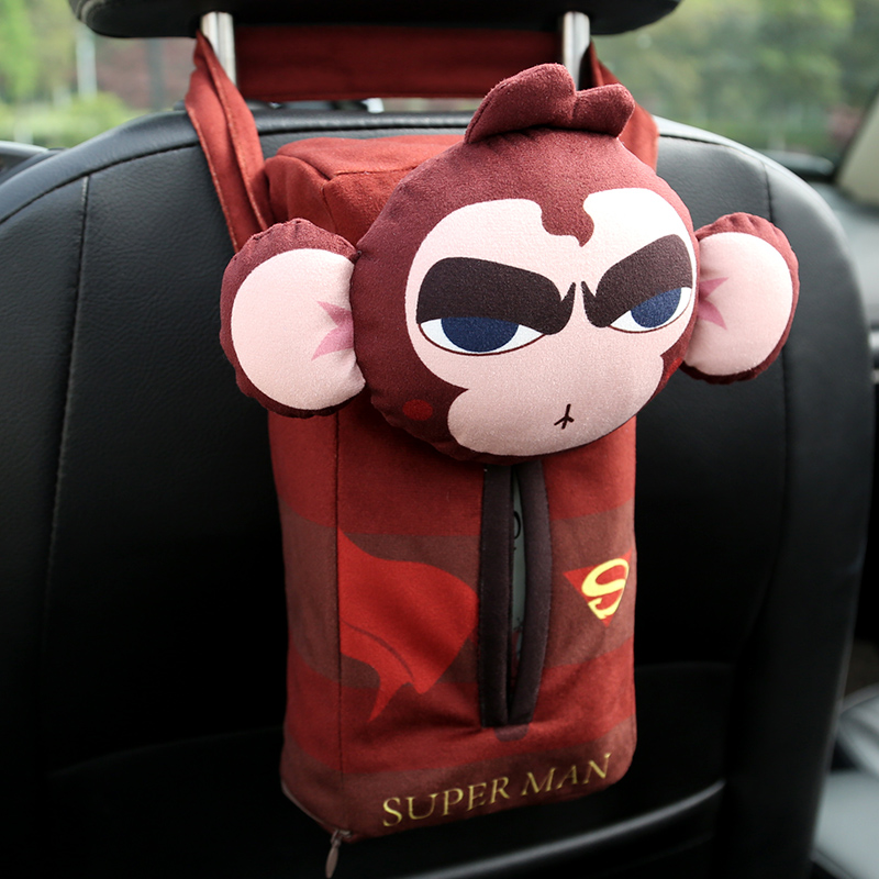 Carinunu chair back hanging car towels box cute cartoon car towels with multifunction crammy in the car-Taobao