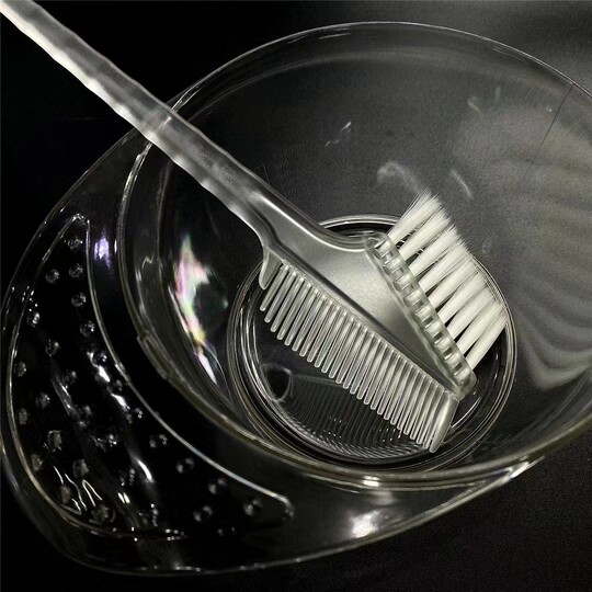 Hair Salon Special Hair Dye Bowl, Transparent Large Dye Cream Mixing Bowl, Barber Shop Special Hair Treatment Bowl, Large Capacity 800ml