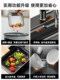 Large Single-Slot 304 Stainless Steel Kitchen Sink for Home Use, Thickened Under-Counter Basin for Washing Dishes and Vegetables