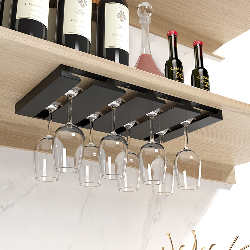 Red wine glass frame hangs household high-foot cup shelf holding frame hanging wine cabinet hanging luxury high-grade wire parts