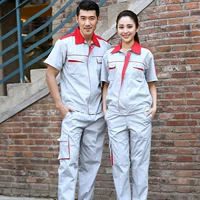 Серый красный воротник (вверху + брюки)