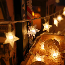 Star light USB battery Room Dormitory bed curtain light string Lower bunk Bedroom bed Inner bed colorful light Upper bunk decoration