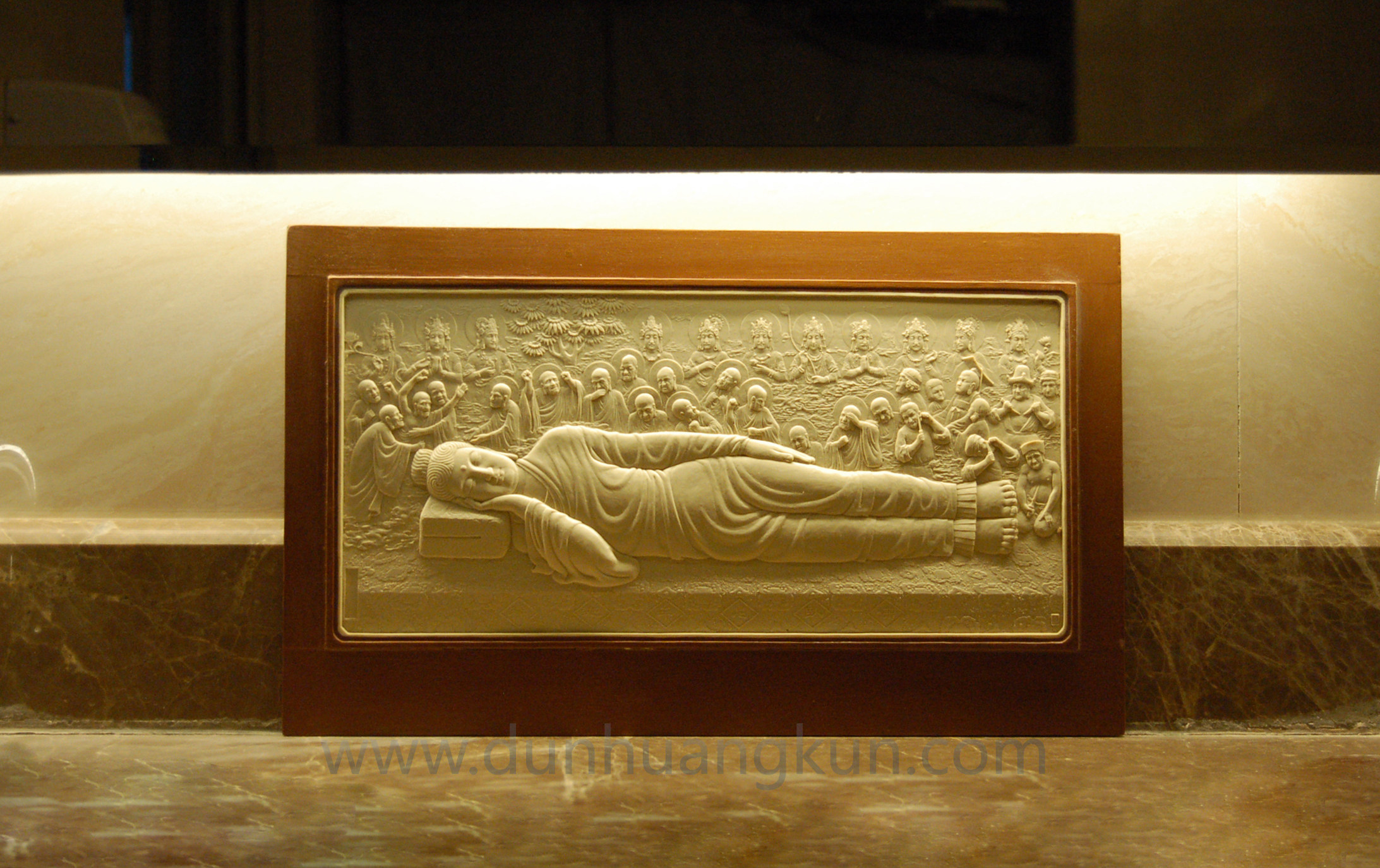 Dunhuang Grottoes art Mogao Grottoes Shakyamuni Reclining Buddha relief carved ornaments art collection