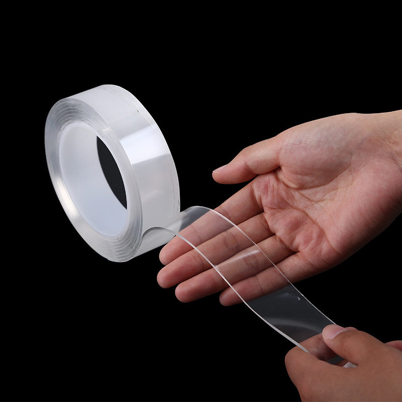 Traceless nano tape Ten thousand times transparent washing magic glue sticker vibrato with the same double-sided tape
