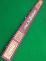 JF tri-groove through rod box genuine leather engraving by hand brand new with key lock Beijing ancient rhyme billiard equipment