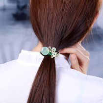 Do not hurt hair tie hair leather band head rope National style popular head jewelry vintage Hairband female ponytail leather belt rubber band