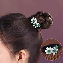Yan Yu Jiangnan National style hair accessories original hair rope headdress agate vintage jewelry thick rubber band Hairband Green