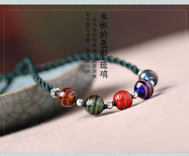 Yan Yu Jiangnan ban đầu dệt tay vòng chân kính retro nữ đơn giản chân hoang dã chuỗi 925 phụ kiện chân chuỗi vòng đeo chân nữ