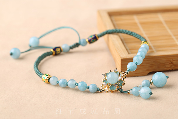 Vòng tay gió dân tộc nữ tua rua chân retro dây 踝 chuỗi phiên bản tiếng Hàn của sinh viên đơn giản Sen chân chuỗi những mẫu lắc chân đẹp nhất