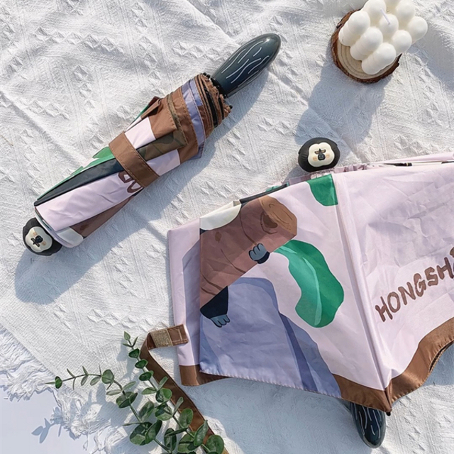 Hongshan Zoo Cultural and Creative New Dudu Umbrella Otter Dual-Purpose Umbrella