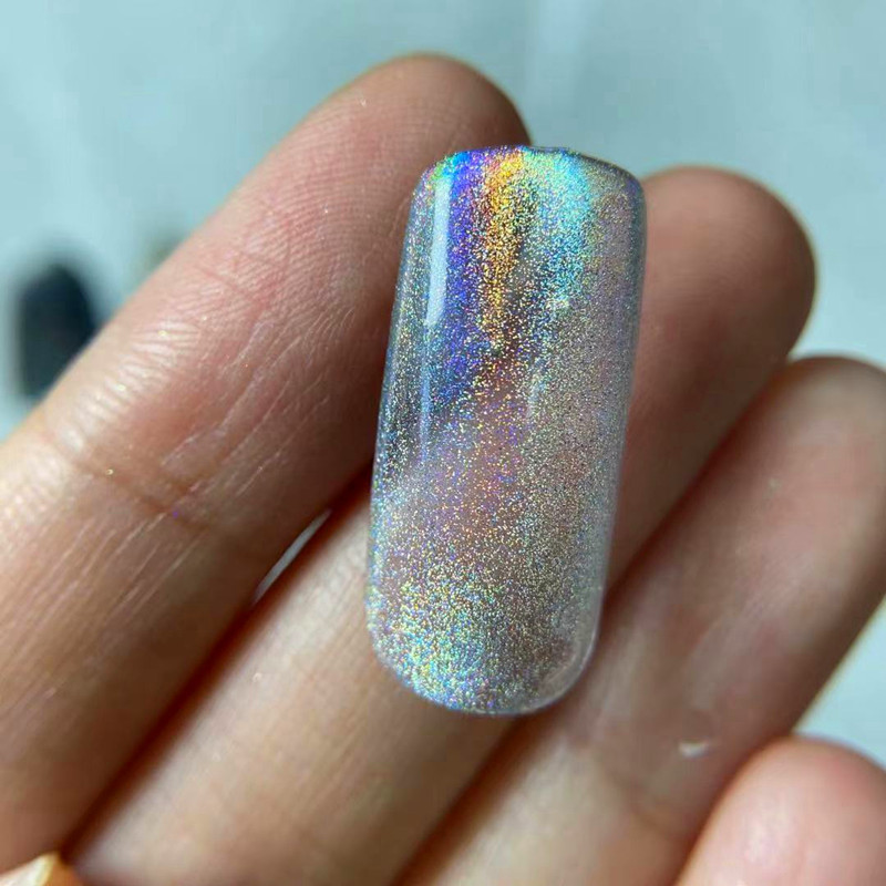 3D Stereo Rainbow Cat's Eye Magnetic Laser Powder Pure Powder Non-Soluble Crystal Multicolor Nail Art Starry Sky Gel 0.5g