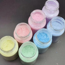 Extra fine candy-colored pearlescent powder magic mirror powder can be used as internet celebrity Aurora Fairy Ice Skin Powder polarized Mermaid Flash Powder