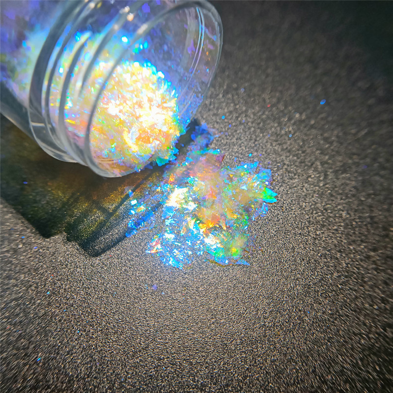 High Color Concentration Iridescent Cloud Brocade Powder Japanese Opal Powder High-Gloss Aurora Powder Transparent Mirror Powder Explosive Shimmer Powder