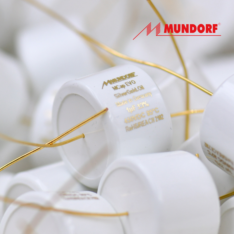 Germany Mundorf Mundorf Mcap EVO Gold and silver oil-immersed audio coupling frequency divider capacitor Oil-immersed capacitor