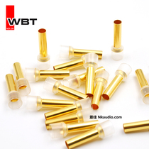 Original German WBT 0441-0446 Fever wire tube Copper casing gold plated inner diameter 1 65-6mm