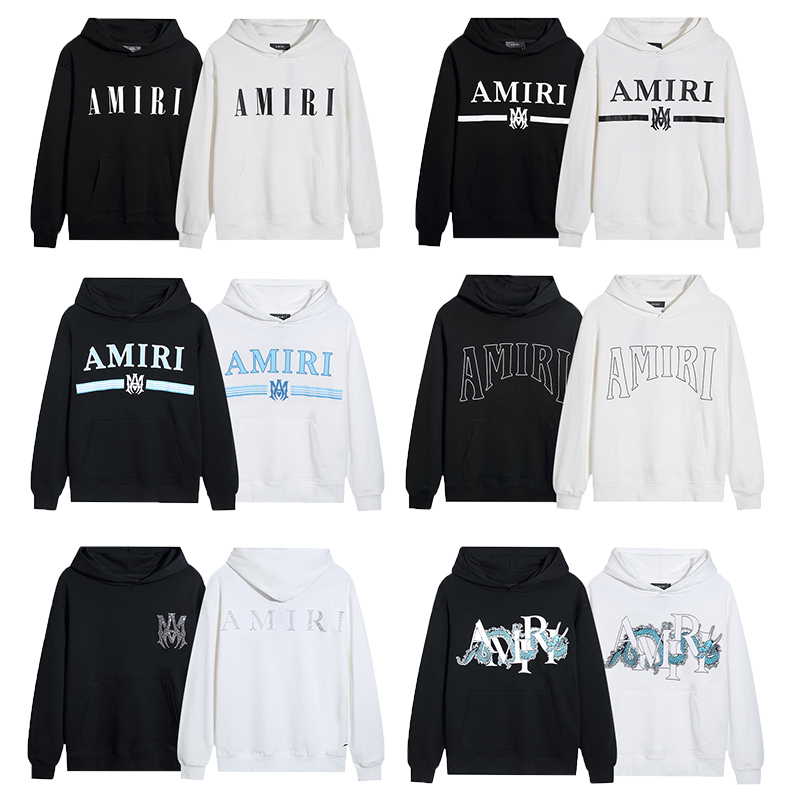 American Street Style High Street Am Unisex Couple Cotton Letter Print Pullover American Sweatshirt Retro Hoodie