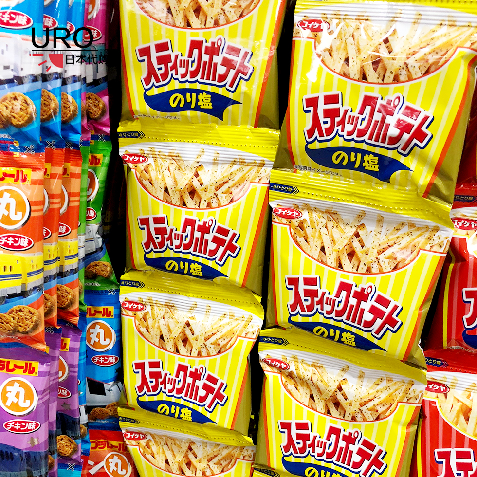 Japan Lake Pool House Friars Baby Snack Low Salt Light Salt Taste Sea Toss Taste Fine Fries 4 Lian Bag 1 year old 