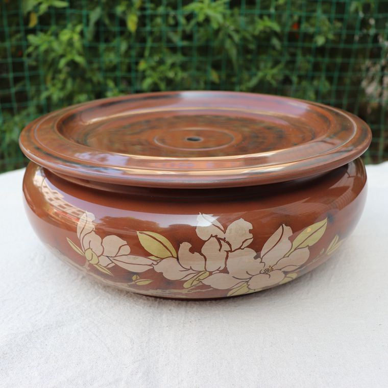 Yunnan Purple pottery tea set Tea tray Tea table Dry bubble table Pan Zhian Purple Pottery Purple Pottery bright light tea tray 2