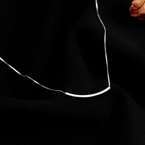 Подвеска, свитер, универсальный брендовый аксессуар, серебро 925 пробы, простой и элегантный дизайн, осенняя, изысканный стиль