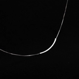 Подвеска, свитер, универсальный брендовый аксессуар, серебро 925 пробы, простой и элегантный дизайн, осенняя, изысканный стиль