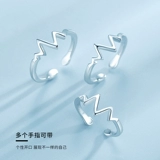 Модное кольцо, серебро 925 пробы, на указательный палец, простой и элегантный дизайн