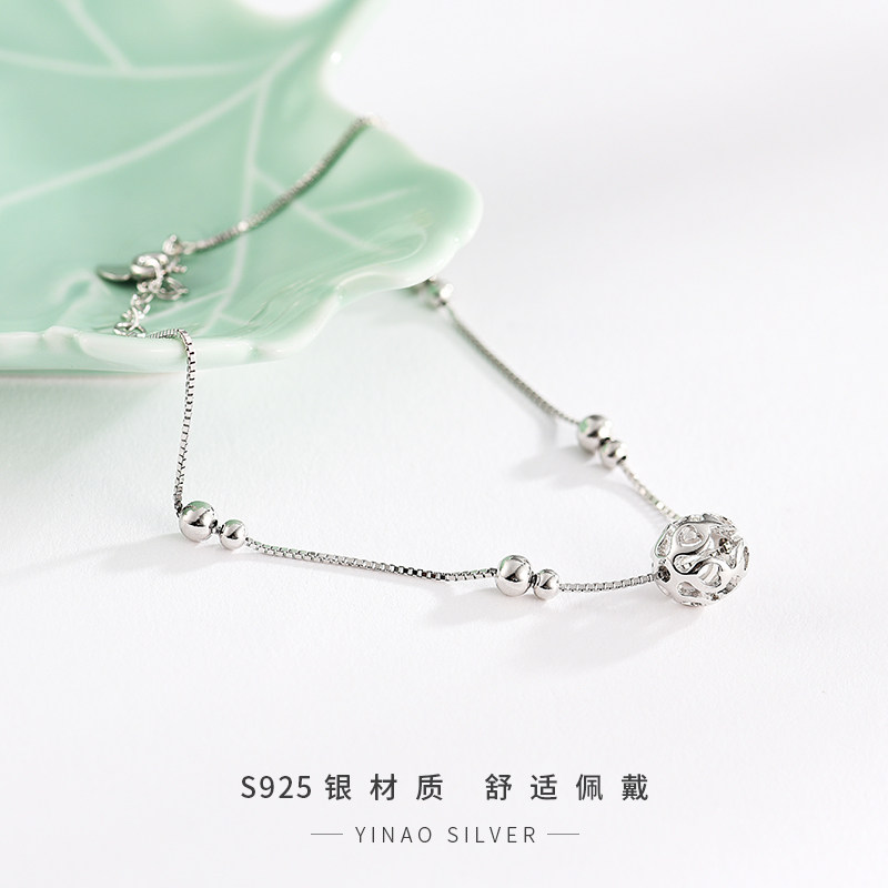 Bracelet de cheville Femme en Argenterie - Ref 3103868 Image 4