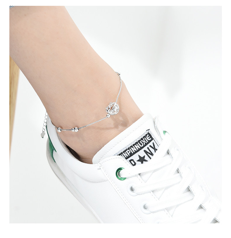 Bracelet de cheville Femme en Argenterie - Ref 3103868 Image 10