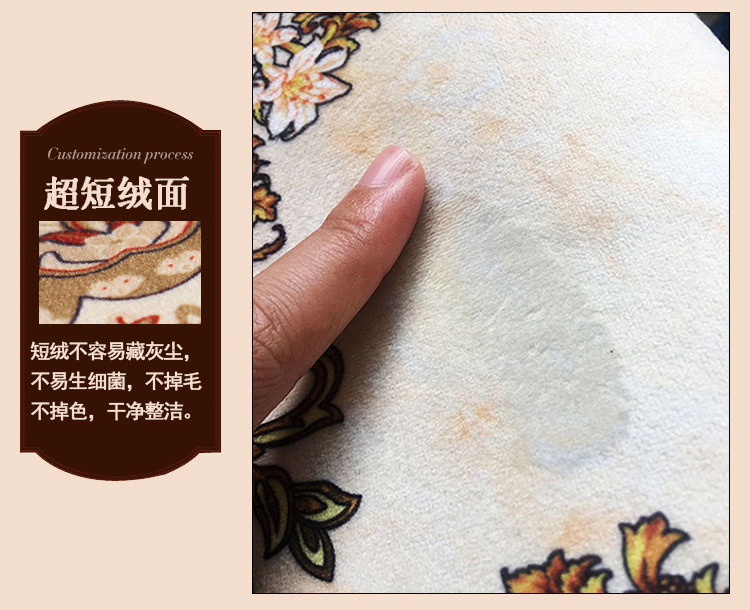 Phong cách châu Âu phòng khách bàn cà phê thảm dễ thương sofa nhà phòng ngủ đầy đủ cửa hàng phòng cưới mat đỏ thảm có thể được rửa tay - Thảm thảm trải nền nhà