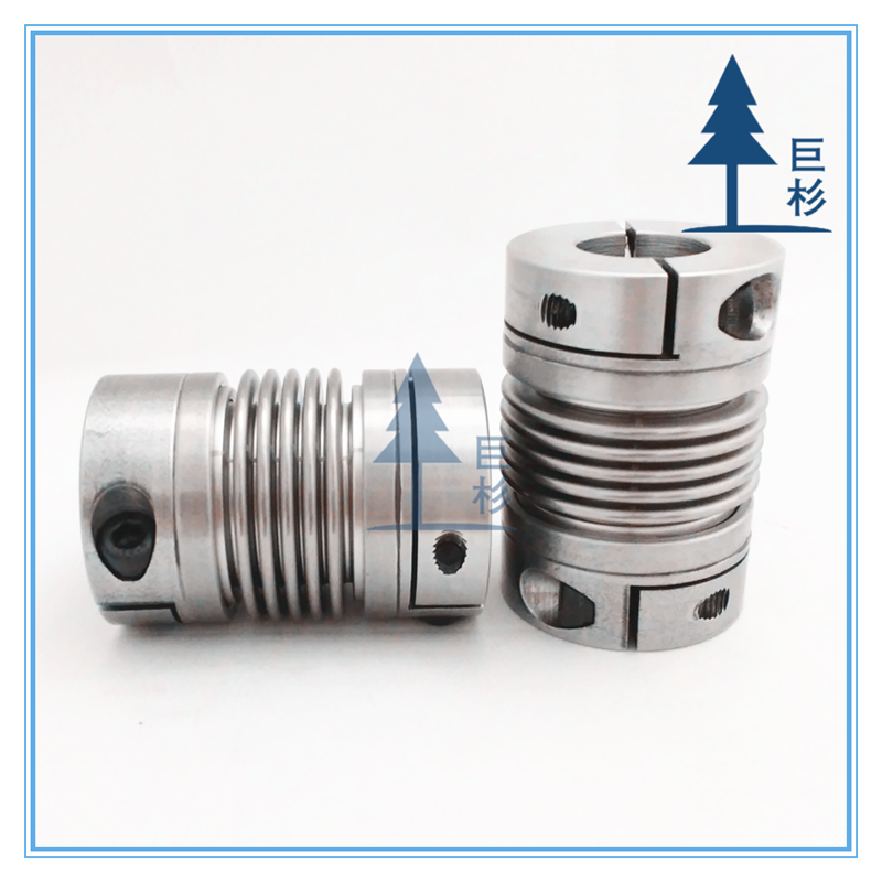 Stainless steel bellows couplings clamping bellows couplings aluminium alloy bellows elastic couplings