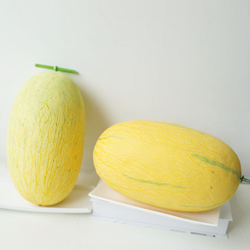 Lmdec Emulation Fruit Emulation Large Hami Melon Fake Fruit Simulation Melon Fruit Vegetable Model Home Decoration