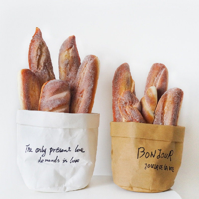 Simulation Bread Furnishing Toy Food Model Cashier Bag Suit Baker Shop Window Decoration Shooting Props-Taobao