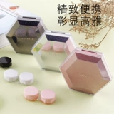 Портативные невидимые очки, пластиковая двойная система хранения, легкий роскошный стиль, простой и элегантный дизайн