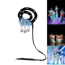 Classical dance headgear drunken spring breeze wig Jasmine dance art kowli performance stage national style female hair accessories