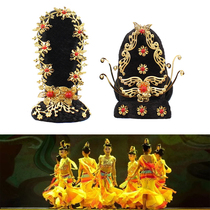 New Yayun Qingcheng Dunhuang childrens classical dance Yunchuan dance beauty flying wig hair bun performance headdress