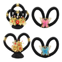 Childrens Ancient Wind Performance Hair Bun Dunhuang Flying Sky Dance Wig Fairy pipa Dance Exotic Exotic style Ancient Dress Styling Composition