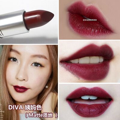 Usd 30 34 Glamour Lipstick Mac Lipstick Diva Aunt Color Sin Deep Wine Red Gem Red Dubonnet Cow Blood Red Wholesale From China Online Shopping Buy Asian Products Online From The