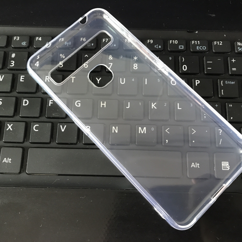 Suitable for Tcl Plex Transparent Phone Case T780H Protective Cover Phone Case Protective Shell Soft Shell Silicone Tpu 6.53'' Tempered Film