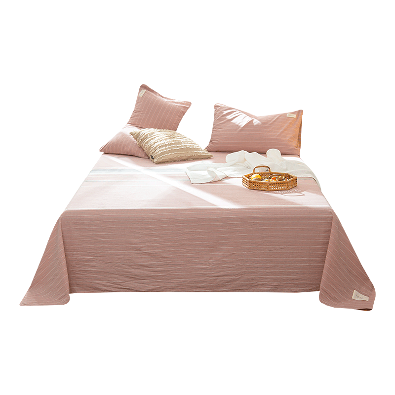Class A cotton cotton cotton bed single piece of winter children's single 100 whole cotton naked sleeping fabric is single 2 three -piece set
