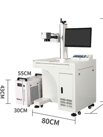 Fiber Optic Metal Stainless Steel Laser Marking Machine Jewelry Uv Crystal Trophy Glass Engraving Machine Small Fully Automatic