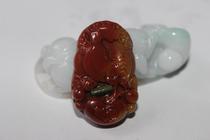 Zodiac Chicken blood jade Jade Pendant Natural Jade Pendant Unitary Chicken Finely Carved Stone Pendant